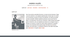 Desktop Screenshot of andreavaldes.com